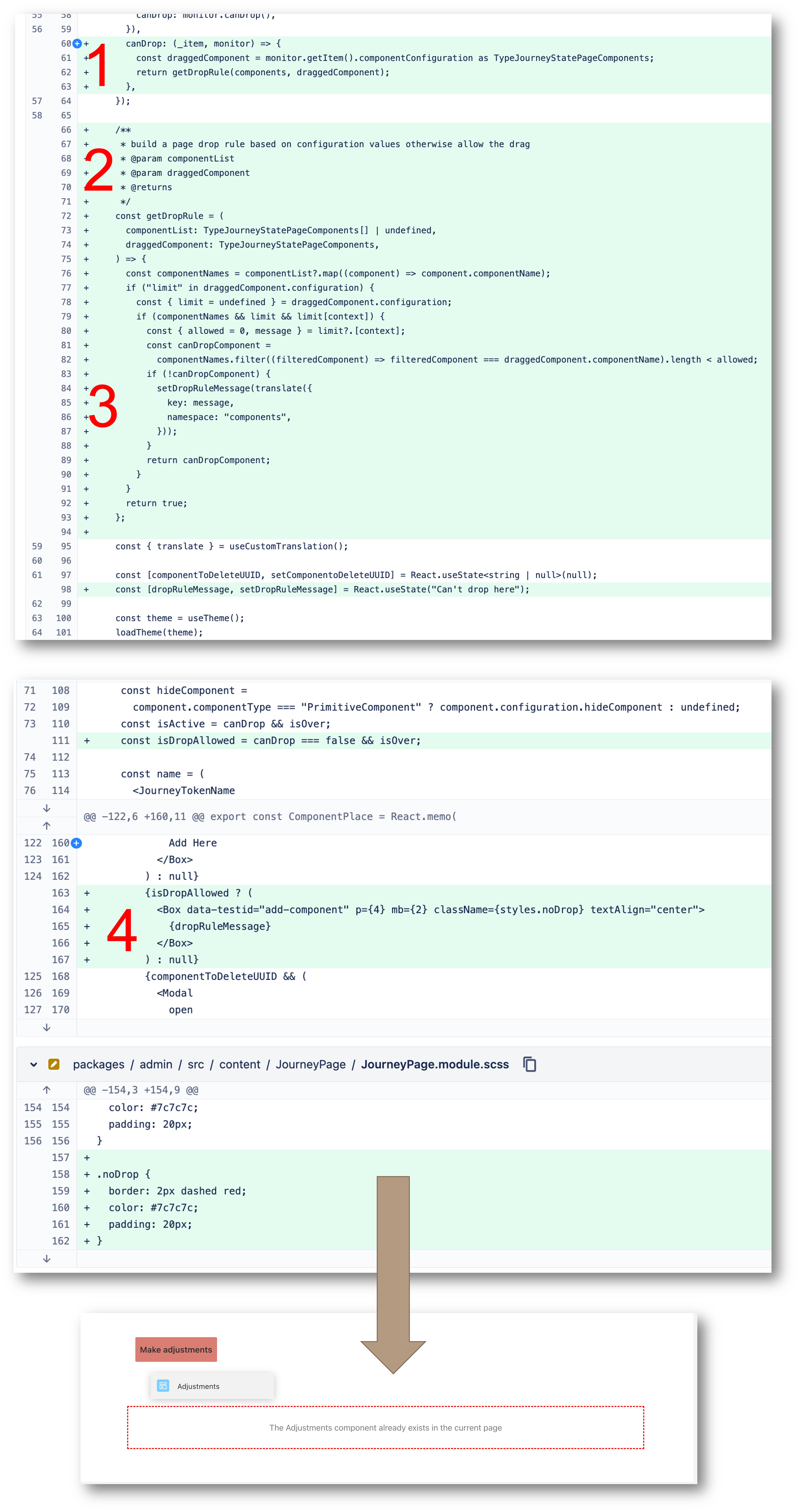 Code snippets of using the new implementation